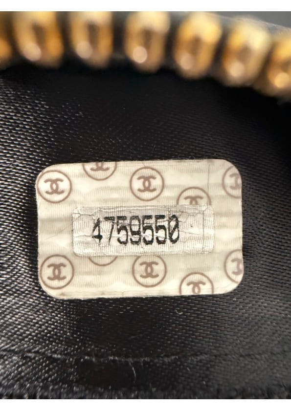 Chanel 4 Series Serial Sticker 1996 1997 Chanel 4-series authentication sticker, approximately 1996–1997.