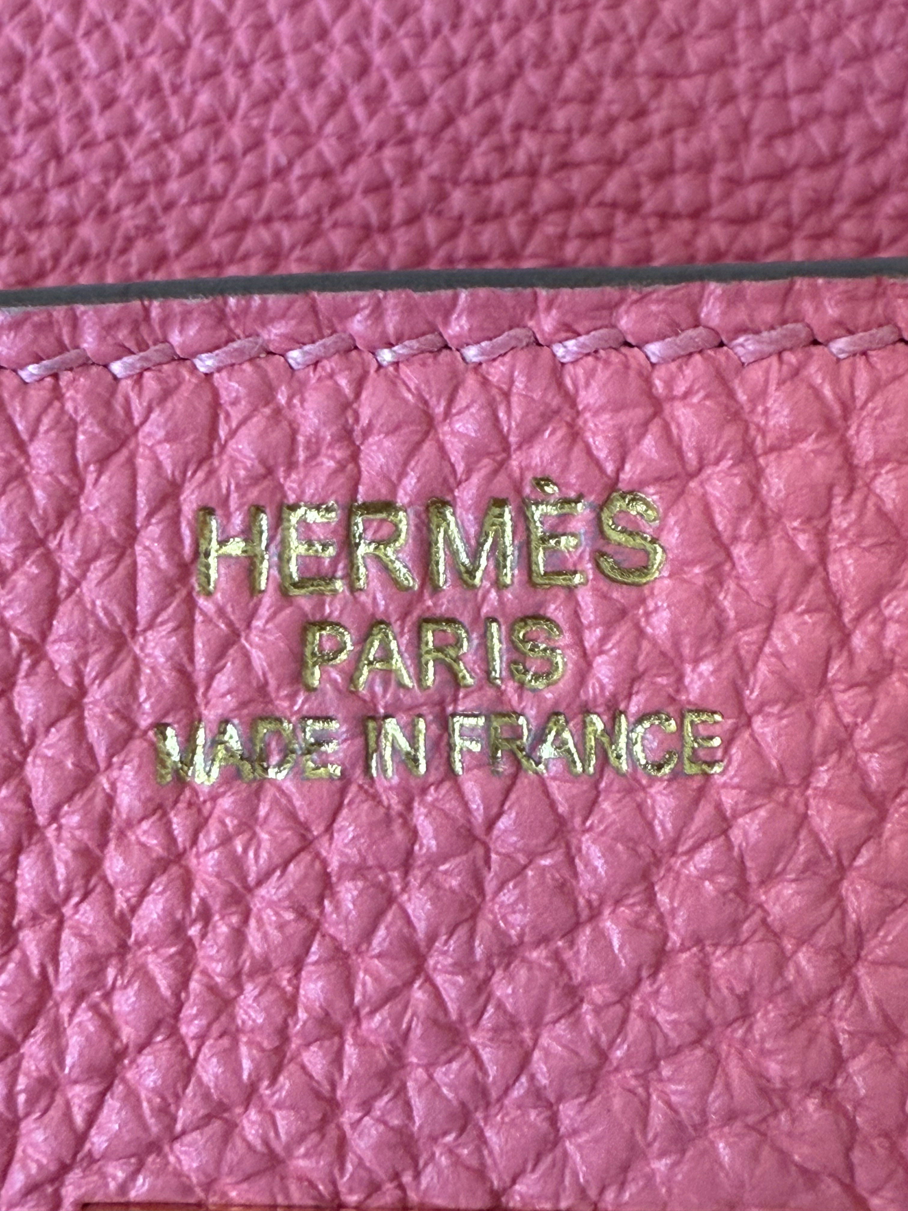 Hermès Birkin stitching authentic hand-sewn irregular spacing varying stitch height detail