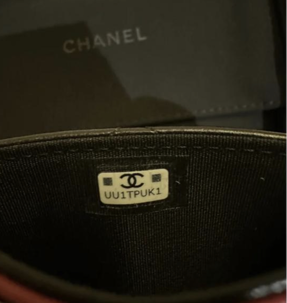 chanel digital code small leather goods