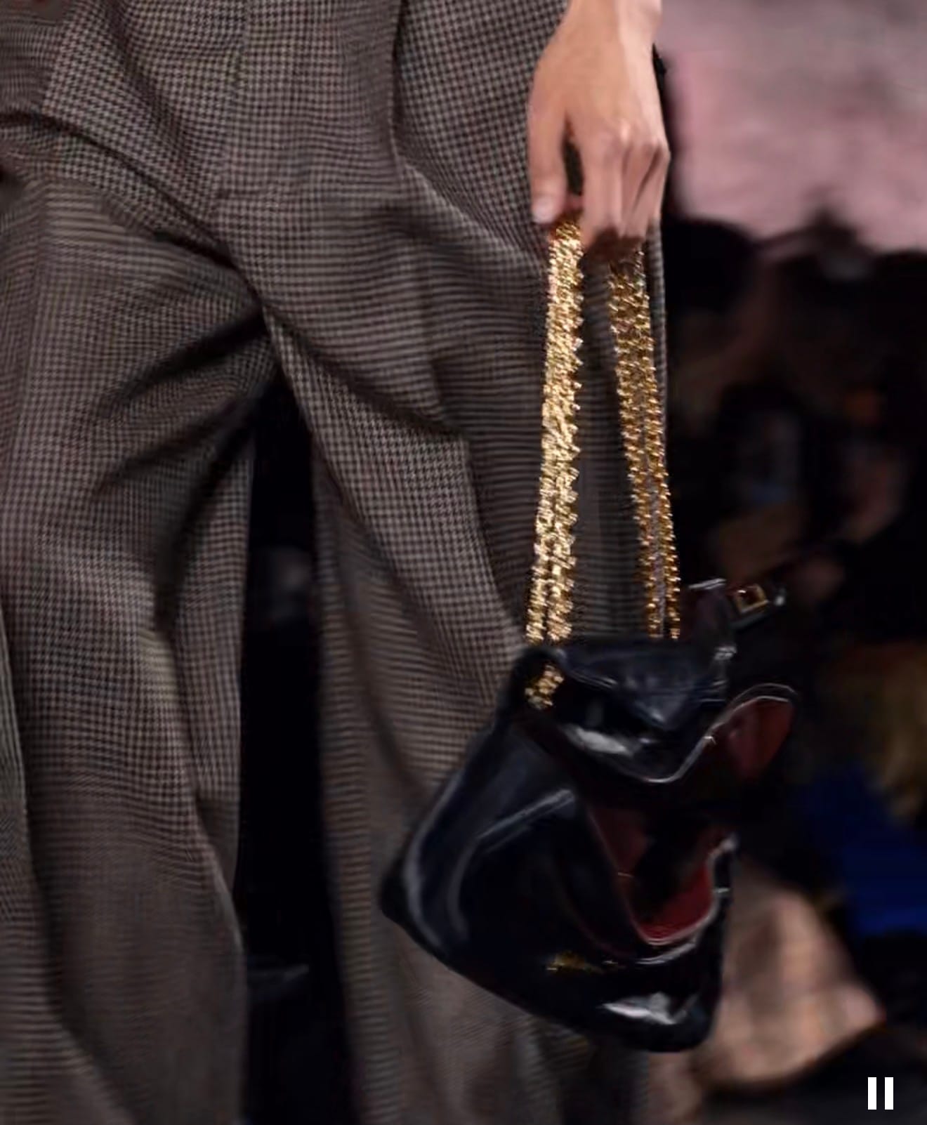 Black Chanel 2.55 reinterpreted by Matthieu Blazy for Spring-Summer 2026