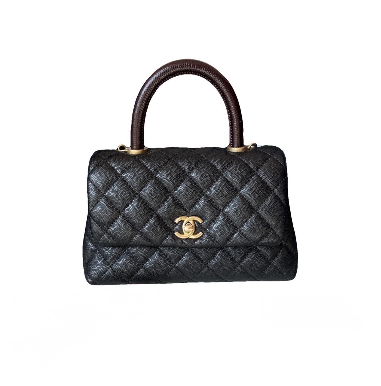 Sac à rabat avec poignée – photo du modèle CHANEL