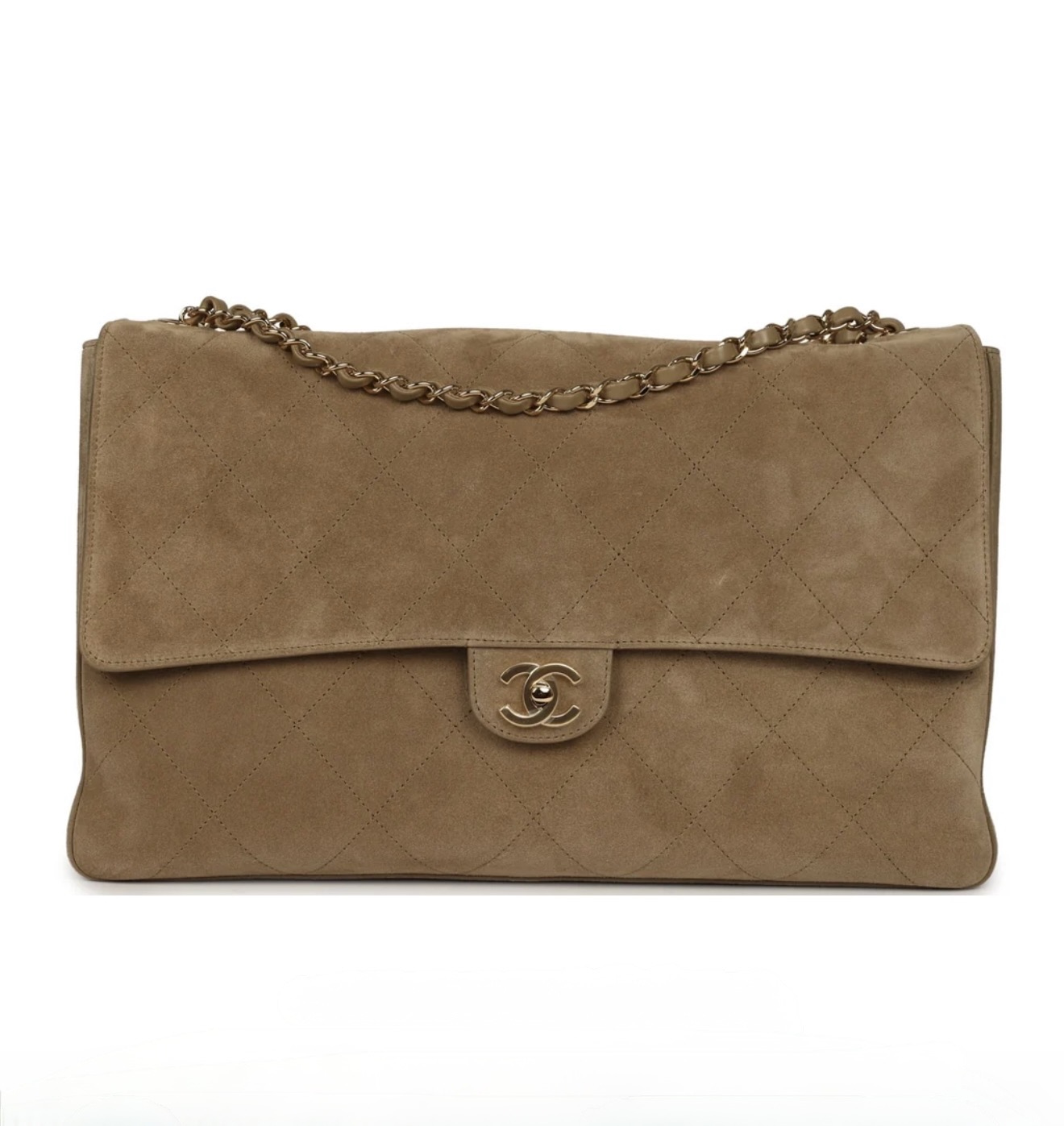 CHANEL Souplissimo Maxi Flap 39 – daim – photo du modèle CHANEL